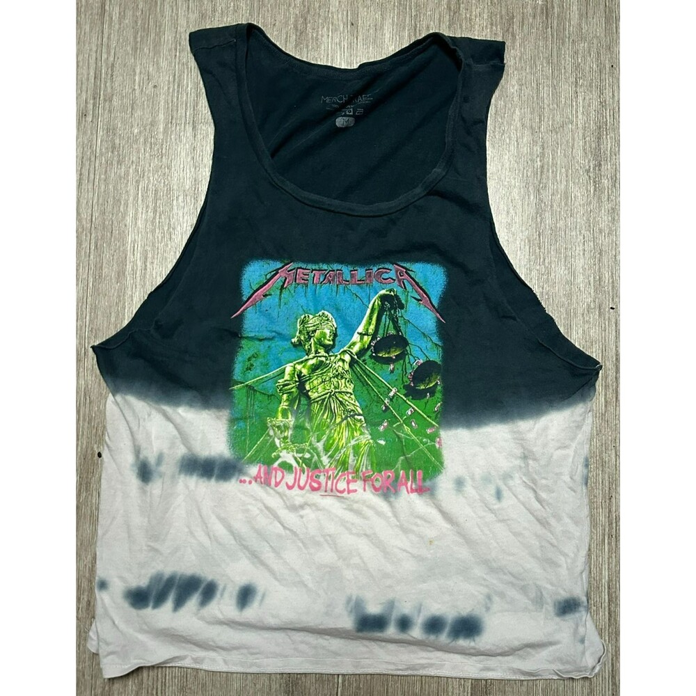 Metallica And Justice For All Mens size M Graphic Band Tank Top